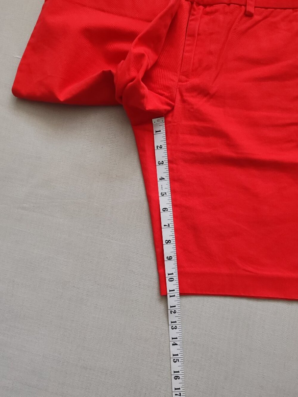 Ralph Lauren Sport Women's Red Chino Shorts Size 8 Cotton Classic Preppy - Picture 3 of 12